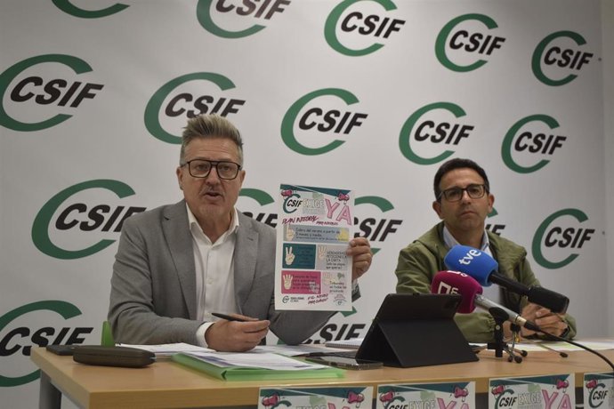 Rueda de prensa de CSIF.
