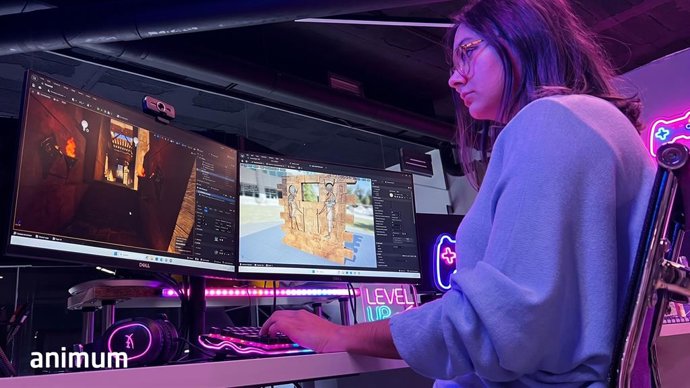 Tutora de Animum trabajando en Unreal Engine 5