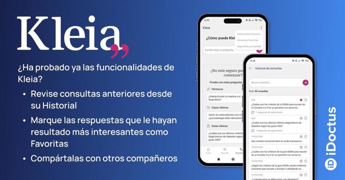 Kleia: funcionalidades