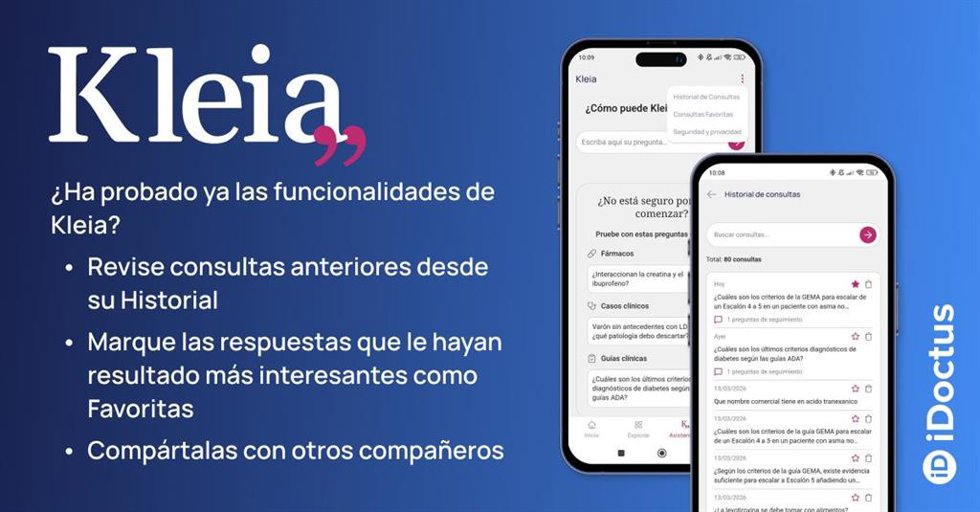 Kleia: funcionalidades