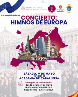Valladolid celebra la unión entre los pueblos europeos con un concierto de himnos nacionales