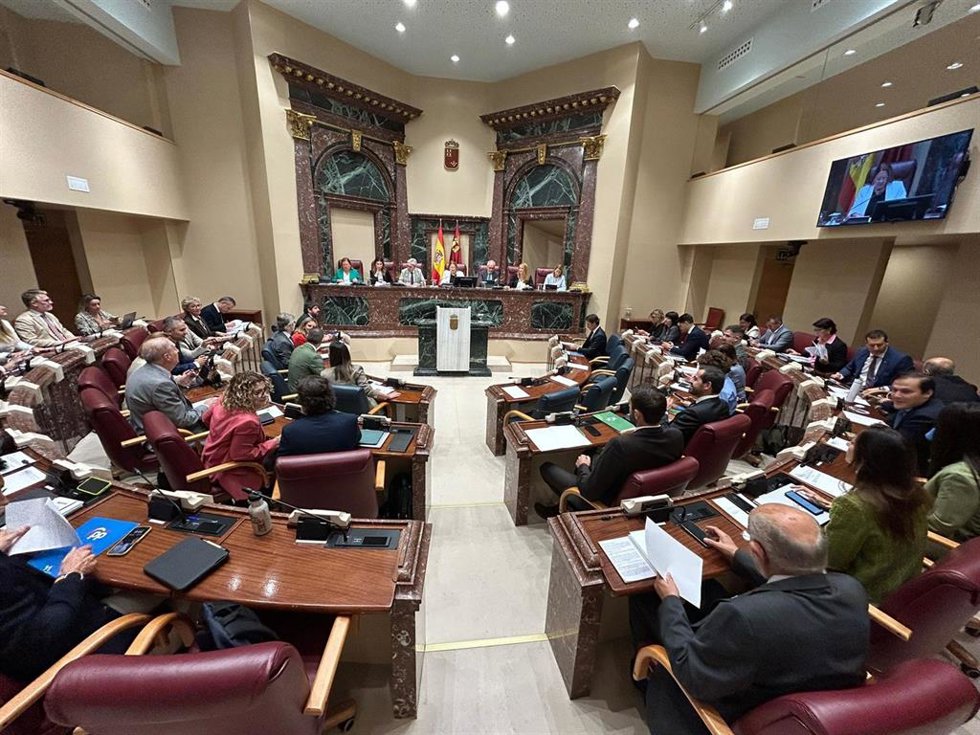 Archivo - Pleno de la Asamblea Regional de Murcia (imagen de archivo)