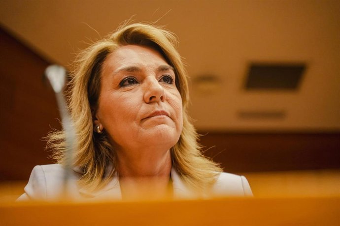 La vicepresidenta primera y consellera de Vivienda, Empleo, Juventud e Igualdad de la Generalitat Valenciana, Susana Camarero, comparece ante la Comisión de investigación de la Dana, a 28 de abril de 2026, en Valencia, Comunidad Valenciana (España).