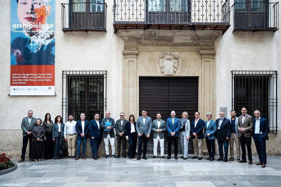 Foto de familia del foro de Turismo de Málaga
