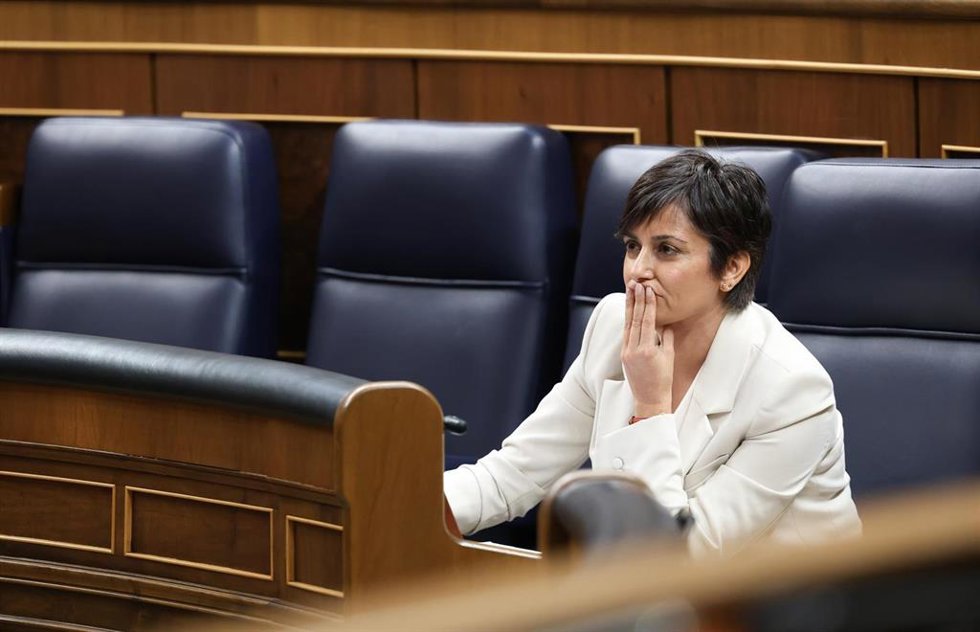 Archivo - La ministra de Vivienda, Isabel Rodríguez, en el Congreso de los Diputados