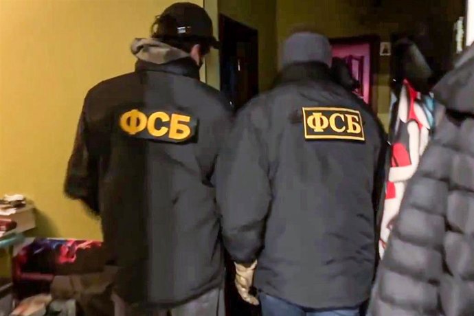 Imagen de archivo de agentes del FSB de Rusia.