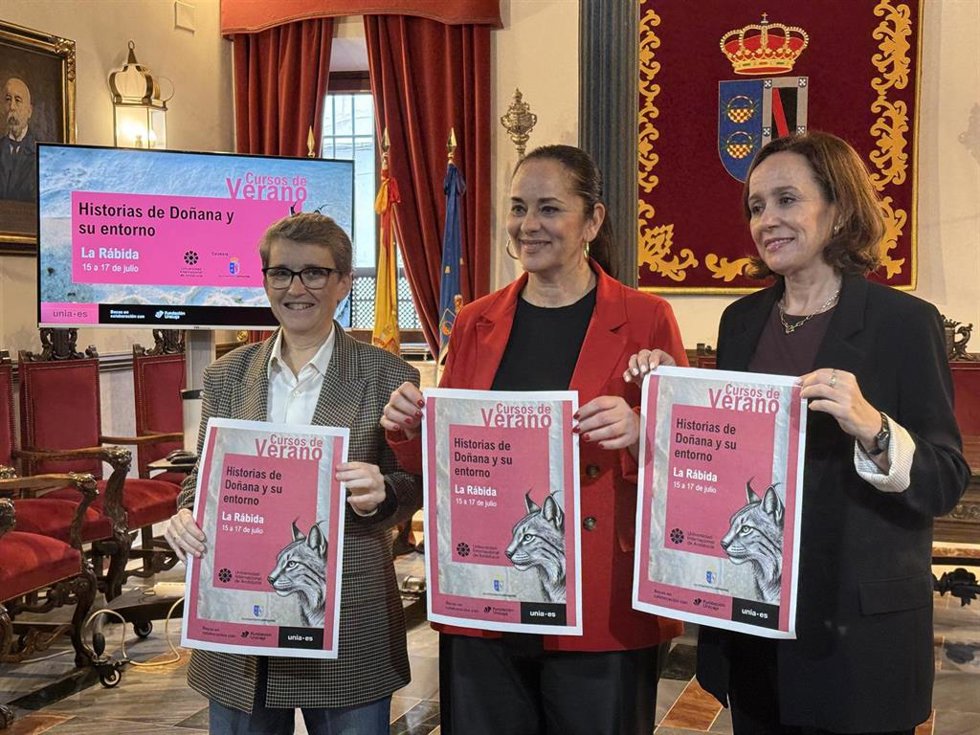 Presentación del curso de verano de la UNIA las 'Historias de Doñana y su entorno'.