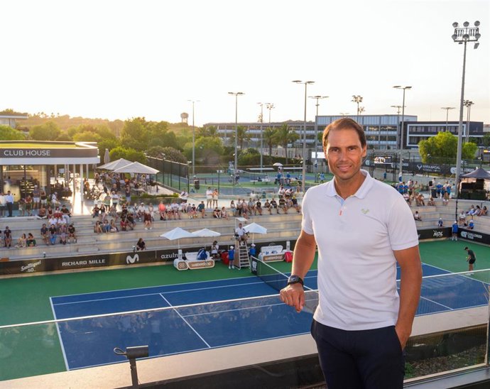 Archivo - Rafael Nadal, en las instalaciones de su academia.