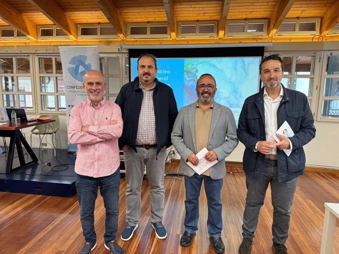 Representantes de Felcode que han participado en la asamblea general de Confocos en Bilbao