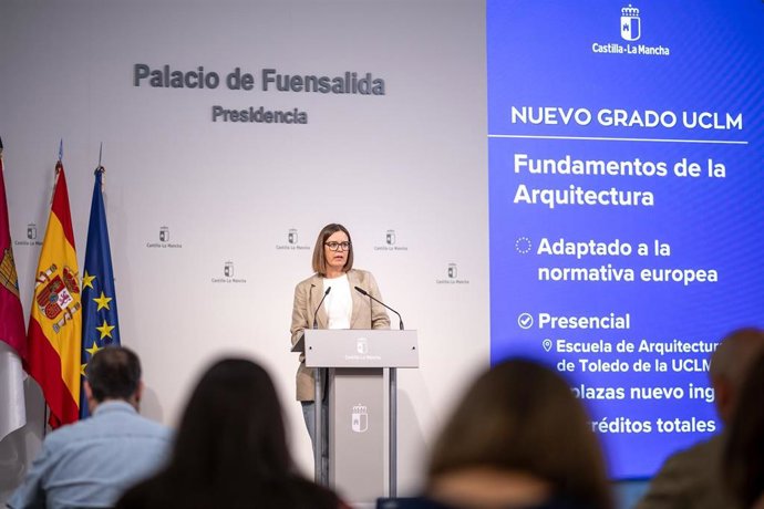 La portavoz del Gobierno de Castilla-La Mancha, Esther Padilla.