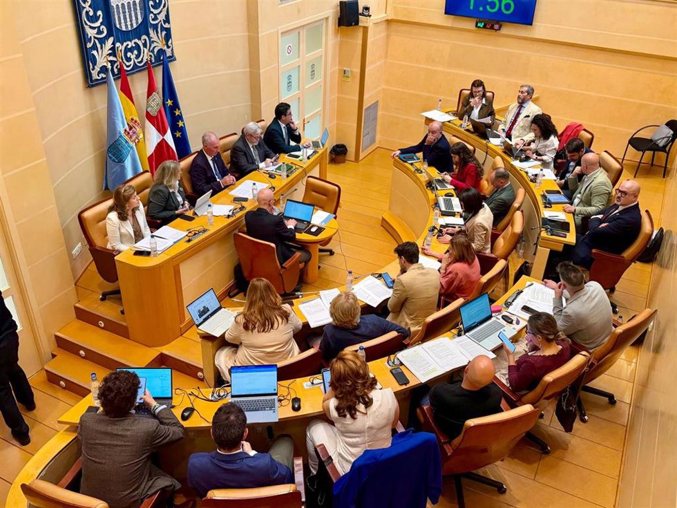 Pleno del Ayuntamiento de Segovia.