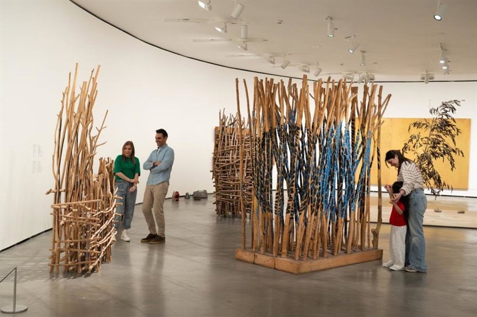 Exposición "Artes de la Tierra" en el Museo Guggenheim Bilbao