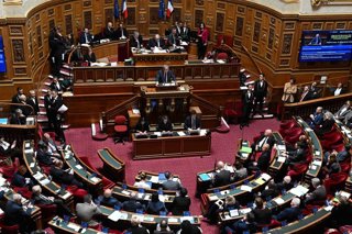 Archivo - Una sesión en el Senado francés