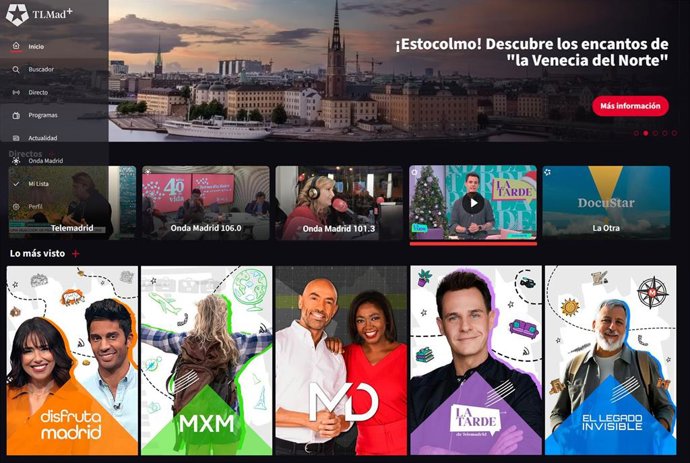 Telemadrid lanza TLMad, su nueva plataforma OTT de contenidos bajo demanda