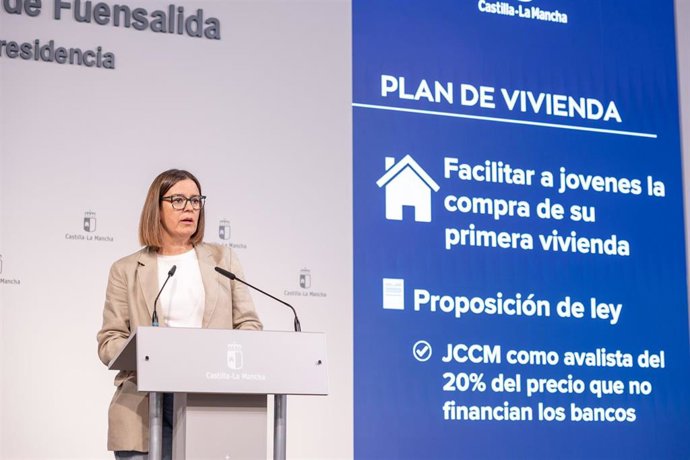 La portavoz del Gobierno de Castilla-La Mancha, Esther Padilla.