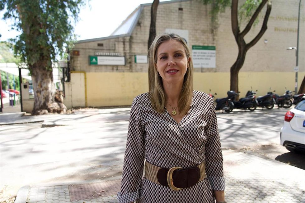 La candidata al Parlamento de Andalucía por Vox Sevilla, Cristina Peláez.