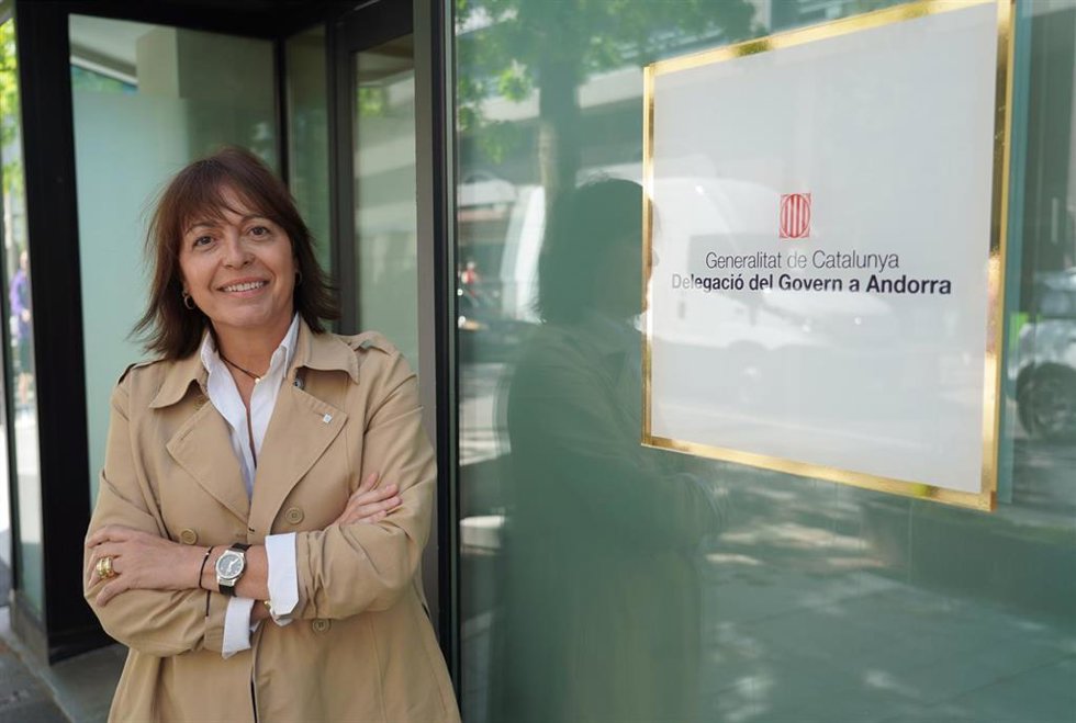 La Delegada De La Generalitat En Andorra, Anna Vives