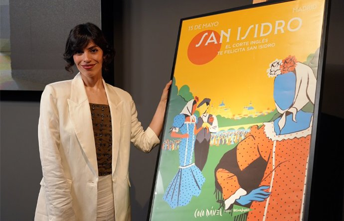La artista madrileña Coco Dávez firma el cartel de San Isidro de El Corte Inglés