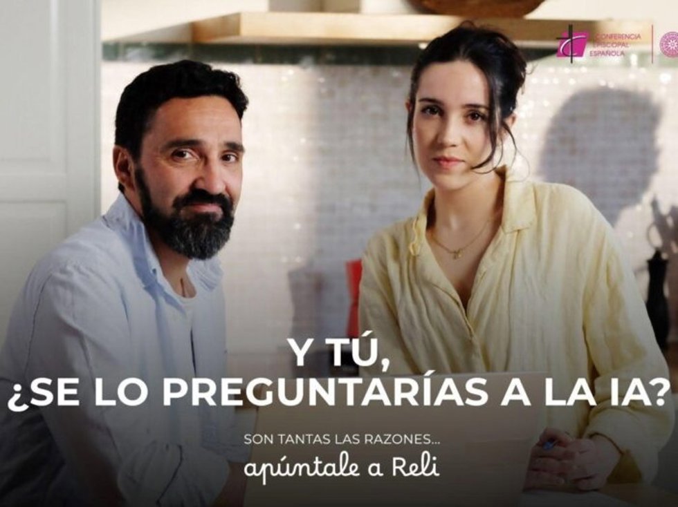Cartel de la campaña de la CEE 'Son tantas las razones... Apúntale a Reli'.