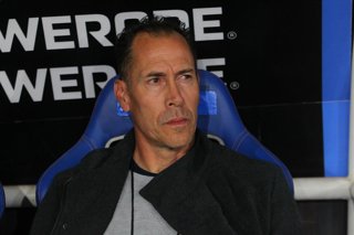 Futbol, O’Higgins vs Boston River, Fecha 3, Conmebol Sudamericana 2026  El entrenador de O’Higgins Lucas Bovaglio es fotografiado durante el partido de Conmebol Sudamericana Grupo C contra Boston River disputado en el Estadio Codelco El Teniente de