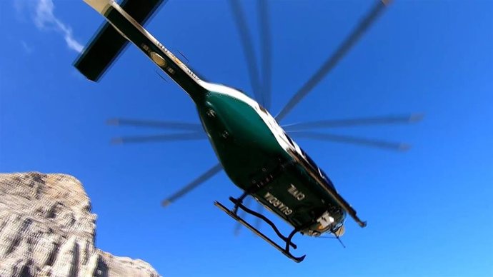 Archivo - Helicóptero de la Guardia Civil.