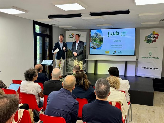 Presentación del Patronat de Turisme de Lleida sobre turismo activo