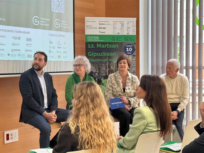Presentación de la carrera Contra el Cáncer en Gipuzkoa.
