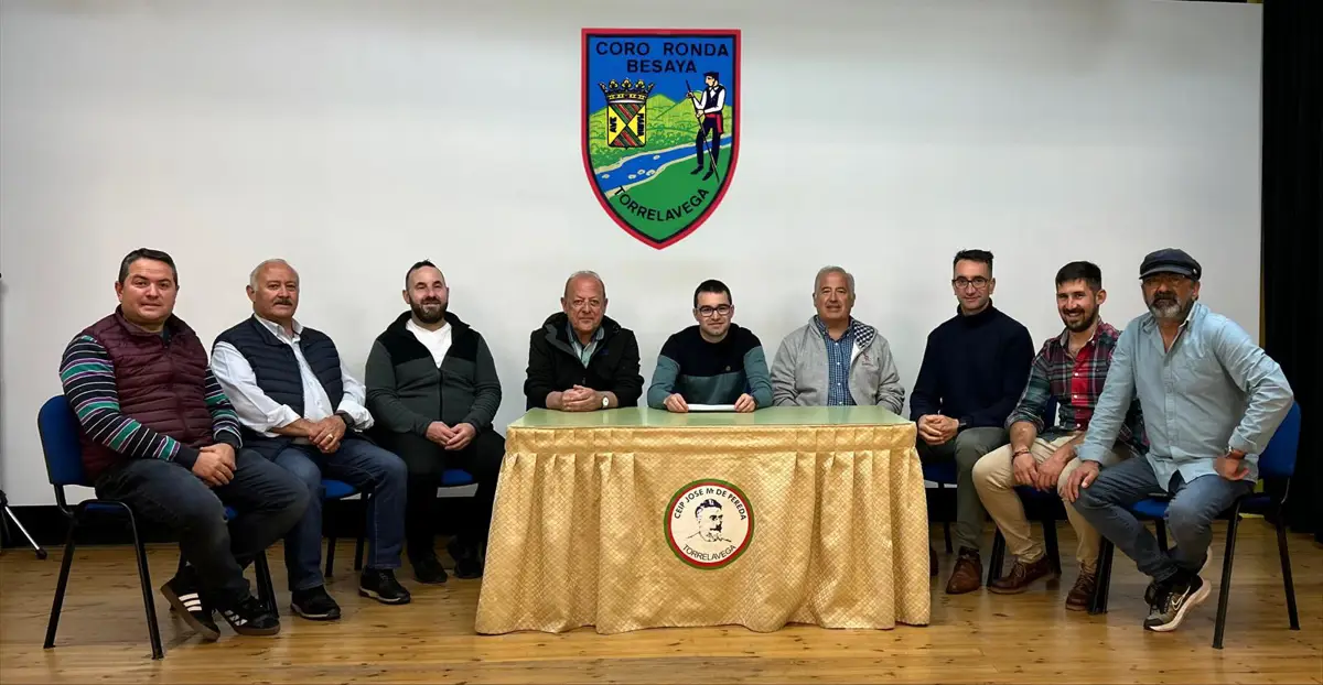 Junta directiva del Coro Ronda Besaya