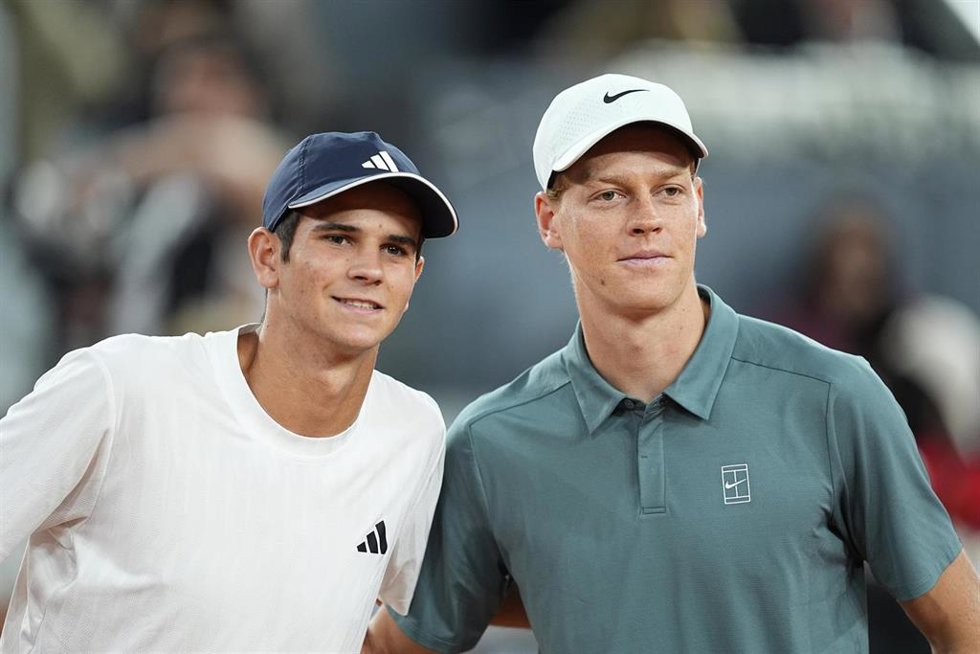 Rafael Jódar y Jannik Sinner, Mutua Madrid Open