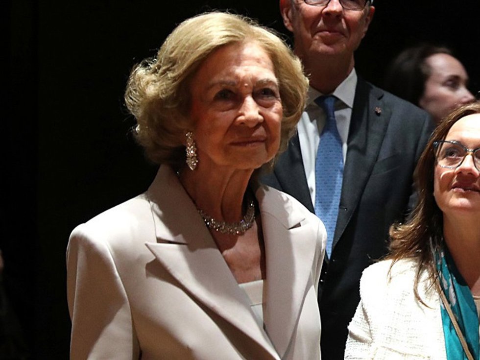 La Reina Sofía  asiste a la inauguración de la exposición ‘Zurbarán’, en la National Gallery de Londres, a 29 de abril de 2026