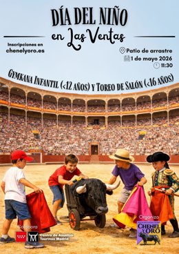 Cartel del Día del Niño en Las Ventas
