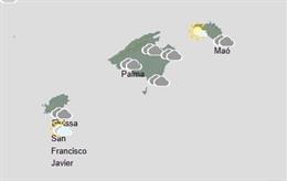 El tiempo hoy, jueves 30 de abril, en Baleares.