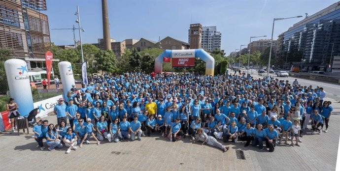 Salida de los empleados de la Dirección Territorial Barcelona en la Magic Line.
