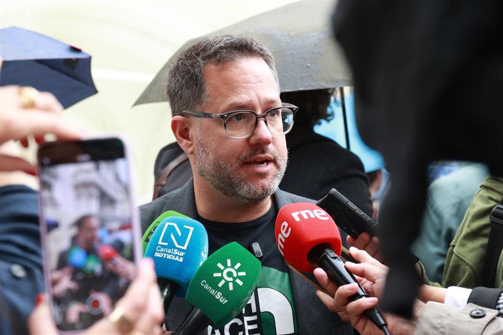 El candidato por Adelante Andalucía a la presidencia de la Junta, José Ignacio García (Fotografía de Archivo)