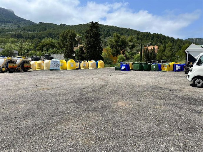 El solar del polígono de Son Angelats (Sóller) en el que se prevé la instalación de un nuevo punto verde.