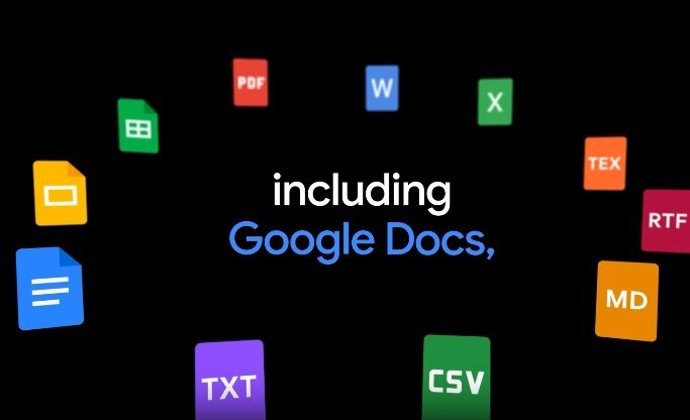 Gemini permite generar archivos descargables.