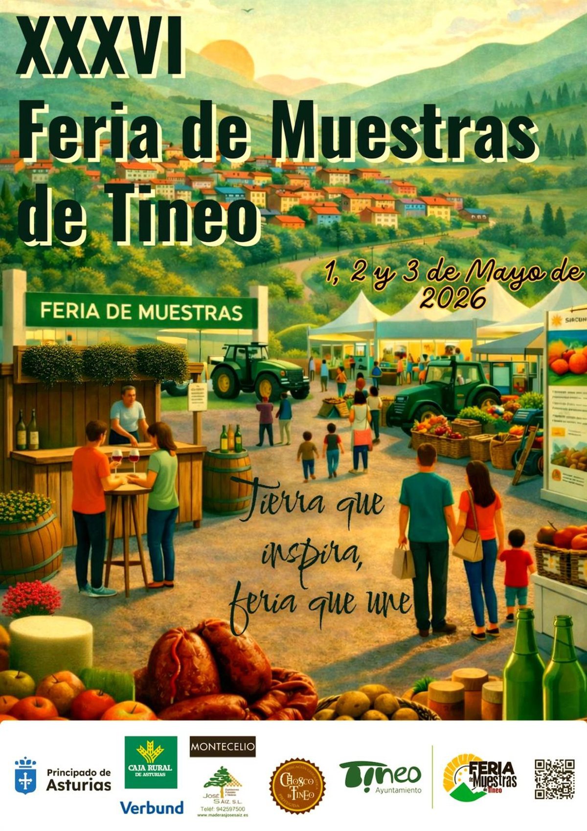 Tineo se prepara para recibir este viernes a más de 170 expositores en su XXXVI Feria de Muestras