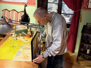 Archivo - El pintor Rafa Muro