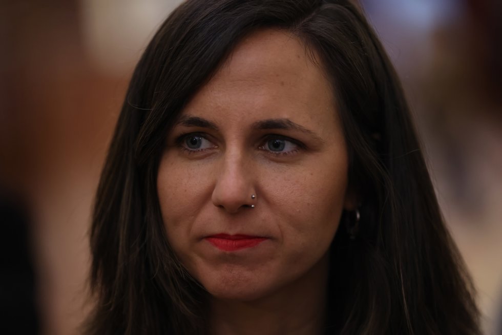 La secretaria general de Podemos, Ione Belarra, durante una sesión plenaria en el Congreso, a 30 de abril de 2026, en Madrid (España). El pleno de hoy debate el decreto sobre transporte de mercancías y la reforma del artículo 43 de la Constitución.