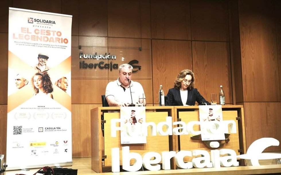 María Martín y Jorge Ruiz, en la comparecencia ante los medios