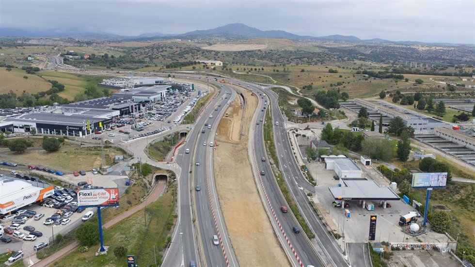 Primer tramo de ampliación de la M-607