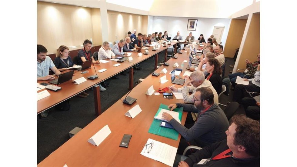 Momento de la reunión del Consell de Caça de Catalunya