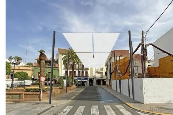 Imagen de recurso del entoldado en espacios públicos de Alcalá.