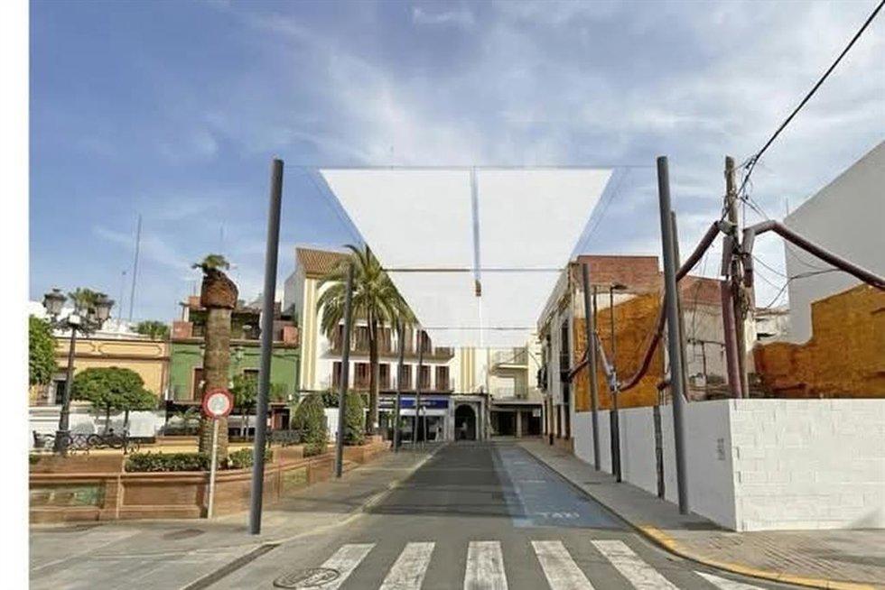 Imagen de recurso del entoldado en espacios públicos de Alcalá.