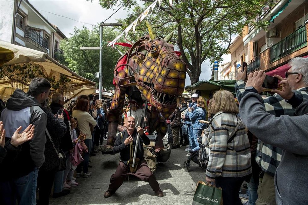 Archivo - La Feria Medieval de El Álamo abre sus puertas este jueves con dragones, justas a caballo y 17 conciertos celtas