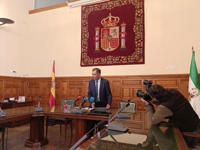 El presidente del TSJA, Lorenzo del Río, presenta la memoria anual correspondiente a 2025.