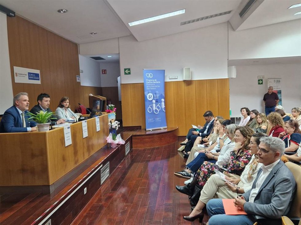 La Jornada del Programa de Centros Sanitarios Promotores de la Salud (Procesa),  en el Hospital Manacor.