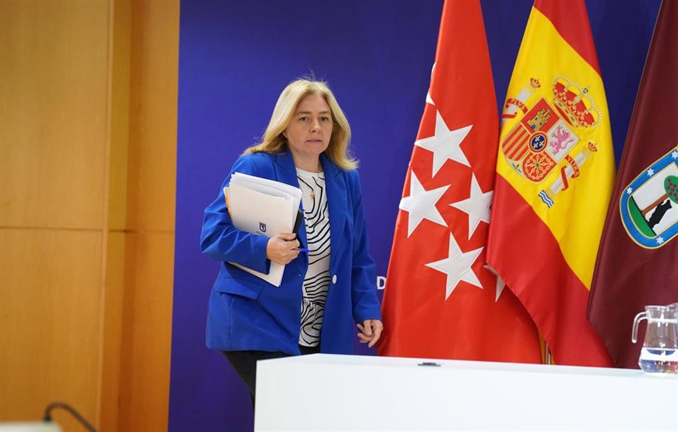 La portavoz municipal, Inma Sanz, en la rueda de prensa posterior a la Junta de Gobierno