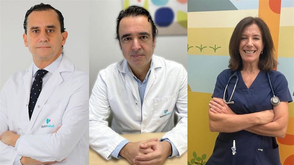 Los doctores Salvador Morales, Adolfo Lopez y Maria Jose, incluidos en la Lista Forbes 2026.