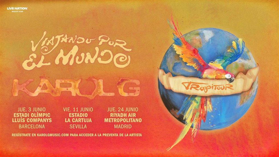 Cartel de la gira de Karol G